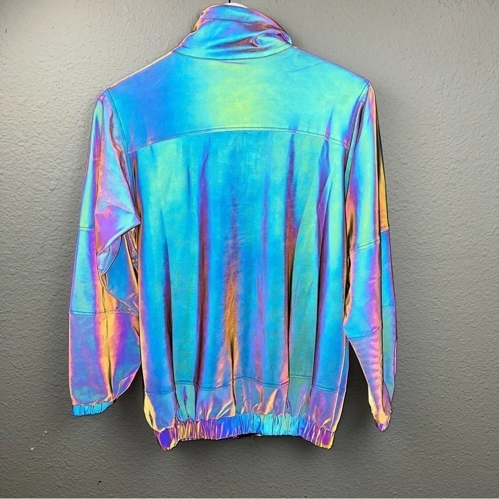 NWT RFLCTV Studios Capsule V1 Reflective Jacket in Rainbow Sz S - Picture 3 of 8